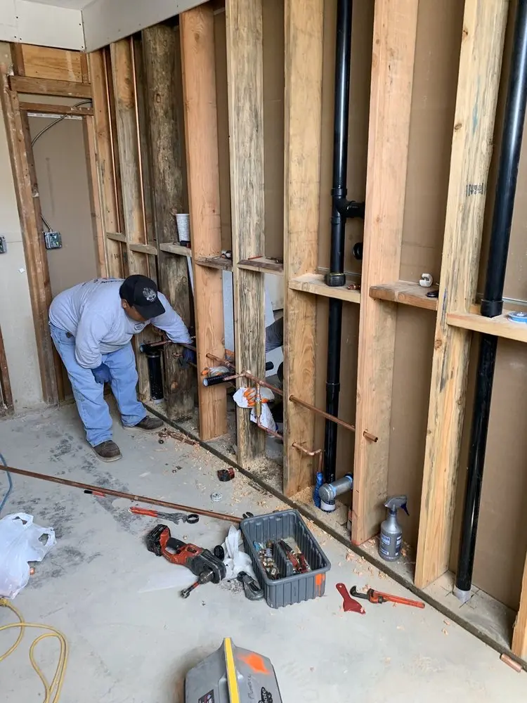 Commercial rough-in plumbing for Gas Line Repair in Williamsport